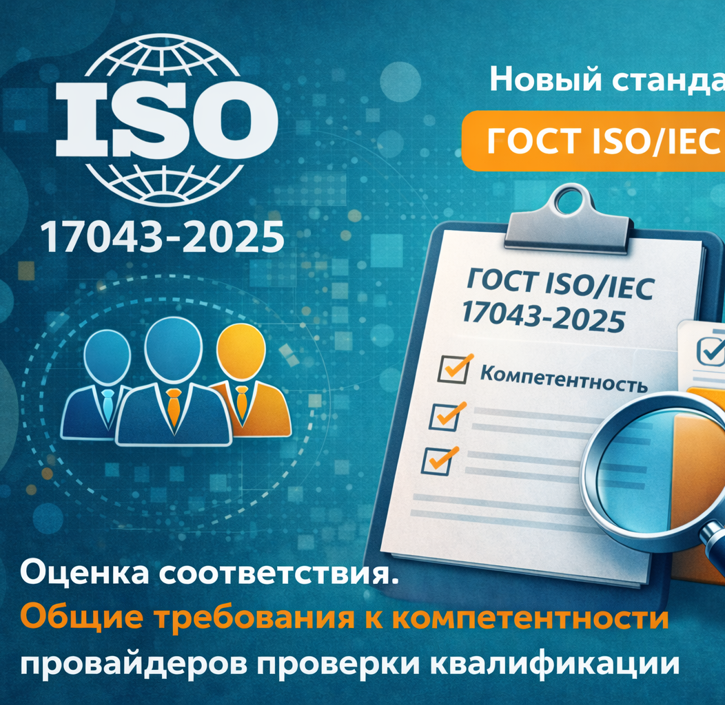 Стандарт ГОСТ ISO/IEC 17043-2025 компетентность и надёжность провайдеров