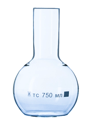 Колба плоскодонная (широкое горло П-2)