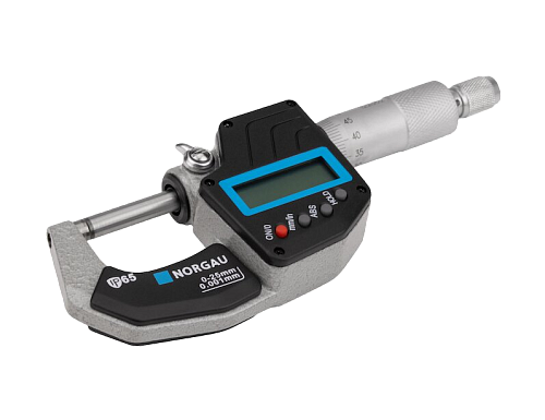 Микрометр цифровой IP65 (0-25 мм) NORGAU 041 057 025